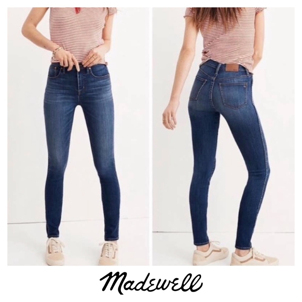 Madewell 10" High-Rise Skinny Jeans Danny Wash 25
